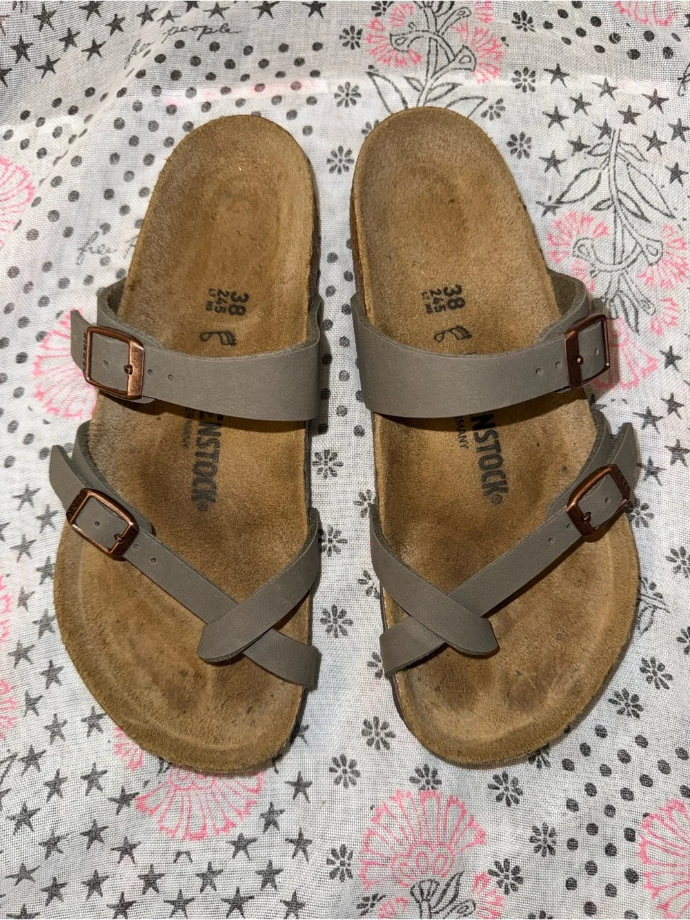 Birkenstock Mayari Mocha Strappy Buckle Sandals - Picture 1 of 8